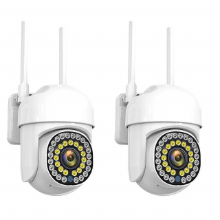 1+1 Wifi IP kamera - kül és beltéri - Éjszakai látás mód 1080P - KE24-336