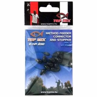 TOP MIX Method Feeder gyorskapocs, army green - S