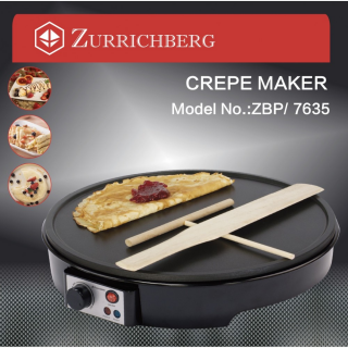 Zurrichberg 1500W 31cm Crépe Palacsintasütő - ZBP-7635