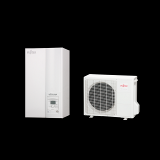 FUJITSU WATERSTAGE COMFORT WSYA100ML3 / WOYA100KLT 1 FÁZISÚ OSZTOTT LEVEGŐ-VÍZ HŐSZIVATTYÚ / 9,5 KW / R32