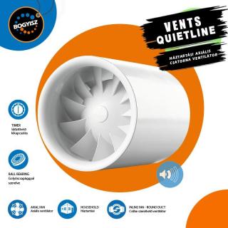 VENTS 100 QUIETLINE T CSŐVENTILÁTOR
