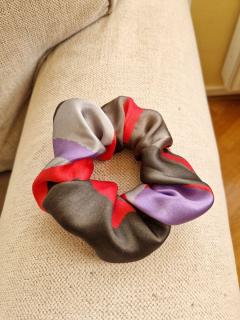 Scrunchie Színes M (upcycled)