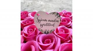Szívem minden szeretetével - szív alakú