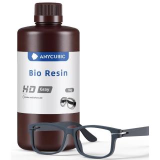 Anycubic Bio Resin - HD Grey [Nagyfelbontású, Szürke, Bőrbarát EN 71-3] - 1 kg