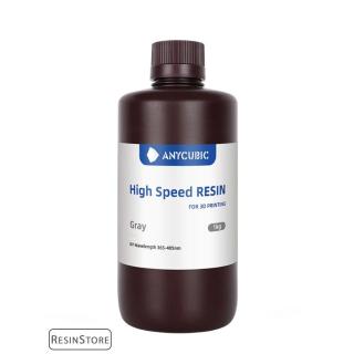 Anycubic High Speed Resin - Grey [Gyorsan kötő, Szürke] - 1 kg