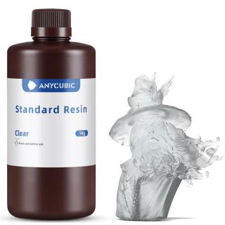 Anycubic Standard Resin - Clear [Átlátszó] - 1 kg