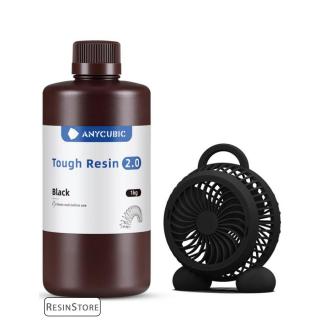 Anycubic Tough Resin 2.0 - Black [Fekete] - 1 kg