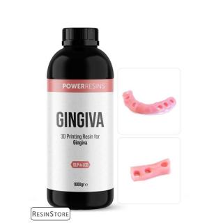 Power Resins Gingiva Resin - Puha és rugalmas fogászati modellekhez - 1 kg