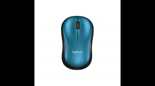 Egér vezeték nélküli LOGITECH M185 2,4 Ghz 1000 DPI kék