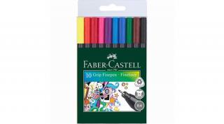 Filctoll FABER-CASTELL Grip 0,4 mm 10db-os készlet