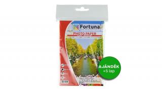 Fotópapír FORTUNA 10x15 inkjet fényes 255 gr 50 ív/csomag