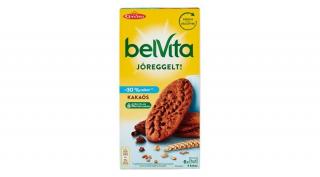 Keksz BELVITA Jó Reggelt! csökkentett cukortartalommal kakaós multipack 300g