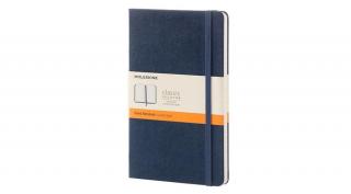 Notesz MOLESKINE QP060B20 "L" vonalas kemény fedeles zafírkék