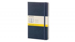 Notesz MOLESKINE QP061B20 "L" kockás kemény fedeles zafírkék