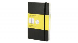 Notesz MOLESKINE QP612 "P" kockás puha fedeles fekete