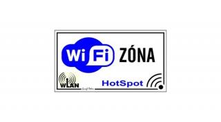 Piktogram WI-FI zóna fehér