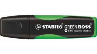 Szövegkiemelő STABILO Green Boss neon zöld környezetbarát