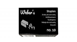 Tűzőkapocs WEBER`S No.10 1000db/dob