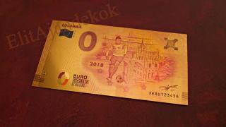 Aranyozott 0 euro souvenir bankjegy - Kolumbia