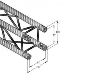 ALUTRUSS QUADLOCK SMT-2500 4-way cross beam    60206814