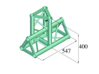 ALUTRUSS TRISYSTEM PAT-35 T-elem 3-utas vert. 60205420