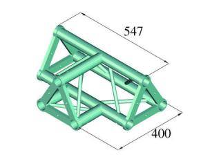 ALUTRUSS TRISYSTEM PAT-36 T-elem 3-utas horiz. 60205430