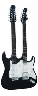 DIMAVERY DN-404 E-gitár ST fekete 26219215