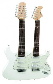 DIMAVERY DN-704 E-gitár ST fehér 26219208