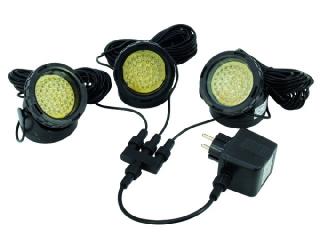 EUROLITE WW-40 LED spot-szett fehér 3db-os 83309194