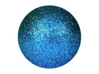 EUROPALMS Decoball 3,5cm, blue, glitter (48pcs)   8350129N