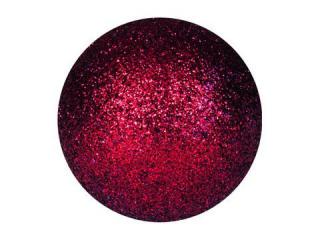 EUROPALMS Decoball 3,5cm, red, glitter (48pcs)   8350129O