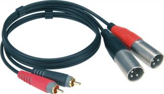 Klotz KL-AT-CM0100 2x XLR-RCA, 1 m hosszú kábel