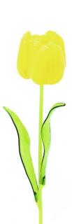 Kristály tulipán, sárga, 61cm, 12db 82600207