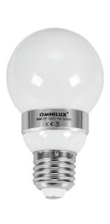OMNILUX G60 LED izzó, E-27, 1W 51928530