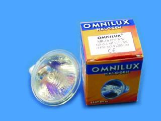 OMNILUX hidegtürkös halogén izzó MR-16 12V 20W GX-5.3 SP 11° ESX 91205100