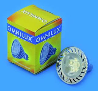 OMNILUX MR16 12V GU5.3 3x1W LED izzó fehér 6500K CR 91203761