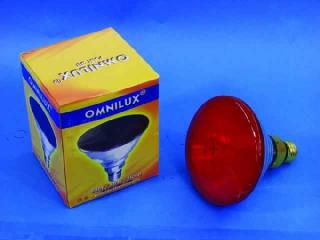 OMNILUX PAR-38 izzó 230V 80W E-27 FL piros 88081505