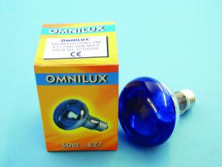 OMNILUX R80 230V.60W E-27 blue 9210420U