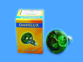 OMNILUX R80 230V.60W E-27 green 9210410U