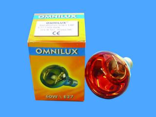 OMNILUX R80 230V.60W E-27 orange 9210430U