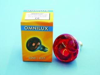 OMNILUX R80 230V.60W E-27 red 9210360U