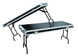 OMNITRONIC Egymásba fordítható rack-asztalok (162x62 cm) 32000012