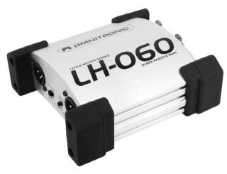 OMNITRONIC LH-060 - két csatornás, passzív DI-box 10355060