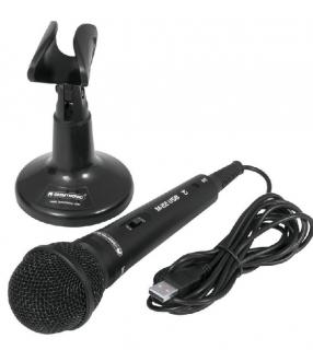 Omnitronic M-22 - Dinamikus USB mikrofon, állvánnyal 13000419