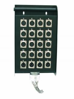 OMNITRONIC STAGEBOX 16 bemenet 4 kimenet XLR csatlakozókkal kábel nélkül 30304632