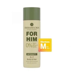 Dermaflora 0% for him Intensity tusfürdő és sampon