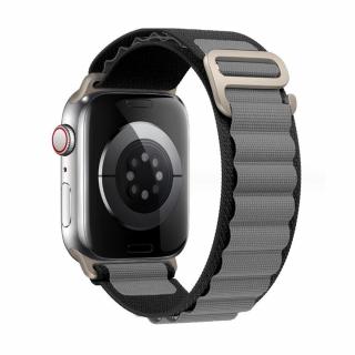 Apple Watch Alpesi pánt - Black Grey Óra mérete: 38/40/41mm, Szíj színe: Fekete-szürke