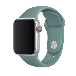 Apple Watch egyszínű óraszíj - Kaktusz Óra mérete: 38/40/41mm, Szíj hossza: M-L (közepes és széles csukló), Szíj színe: Kaktus