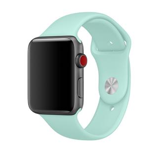 Apple Watch egyszínű óraszíj - Marine green Óra mérete: 38/40/41mm, Szíj hossza: S-M (kicsi és közepes csukló), Szíj színe: Marine Green