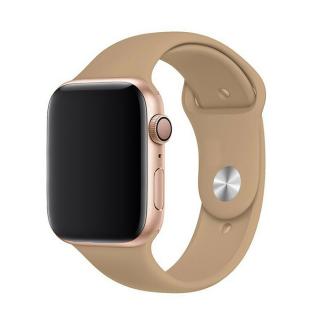 Apple Watch egyszínű óraszíj - Mogyoró barna Óra mérete: 42/44/45/49mm, Szíj hossza: M-L (közepes és széles csukló), Szíj színe: Mogyoró barna